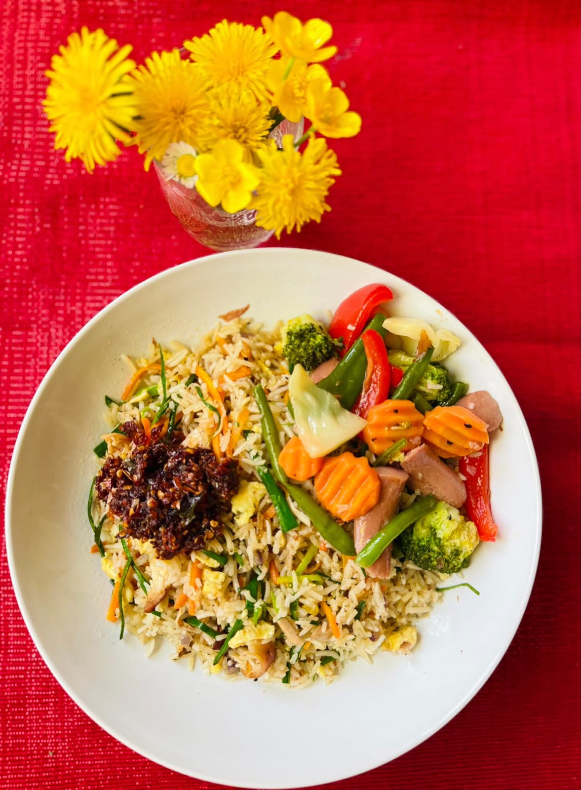 Supplied Chamo's Kitchen rice dish photograph.